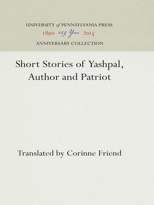 cover image of Short Stories of Yashpal, Author and Patriot